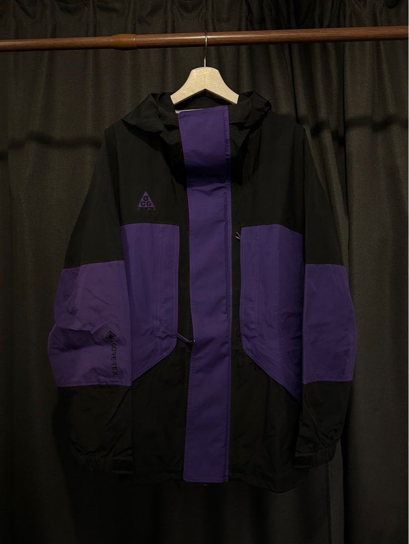 Nike Lab ACG Gore-Tex Hooded Jacket Black Court Purple XL, 男裝