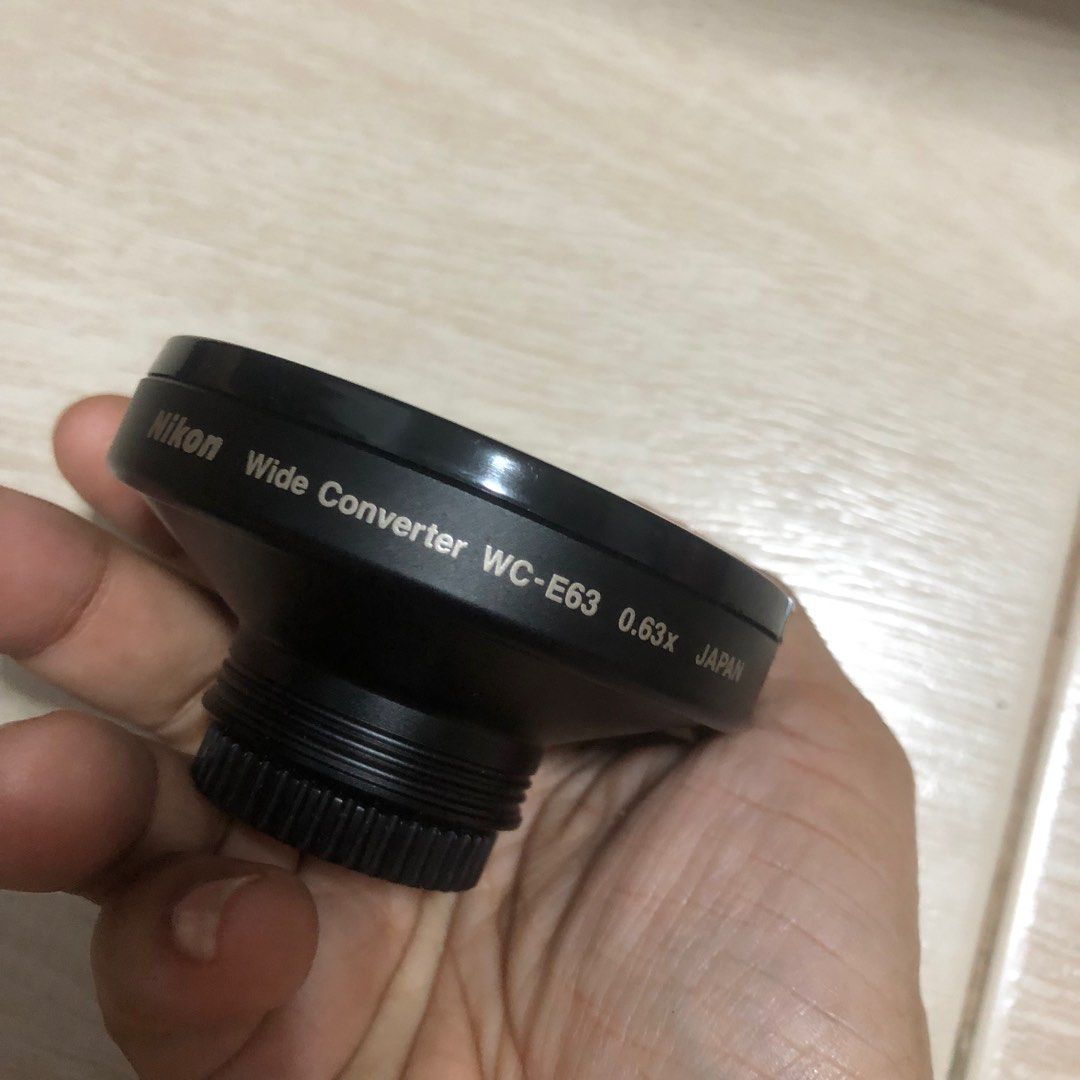 Nikon Wide Converter WC-E63, Photography, Cameras on Carousell