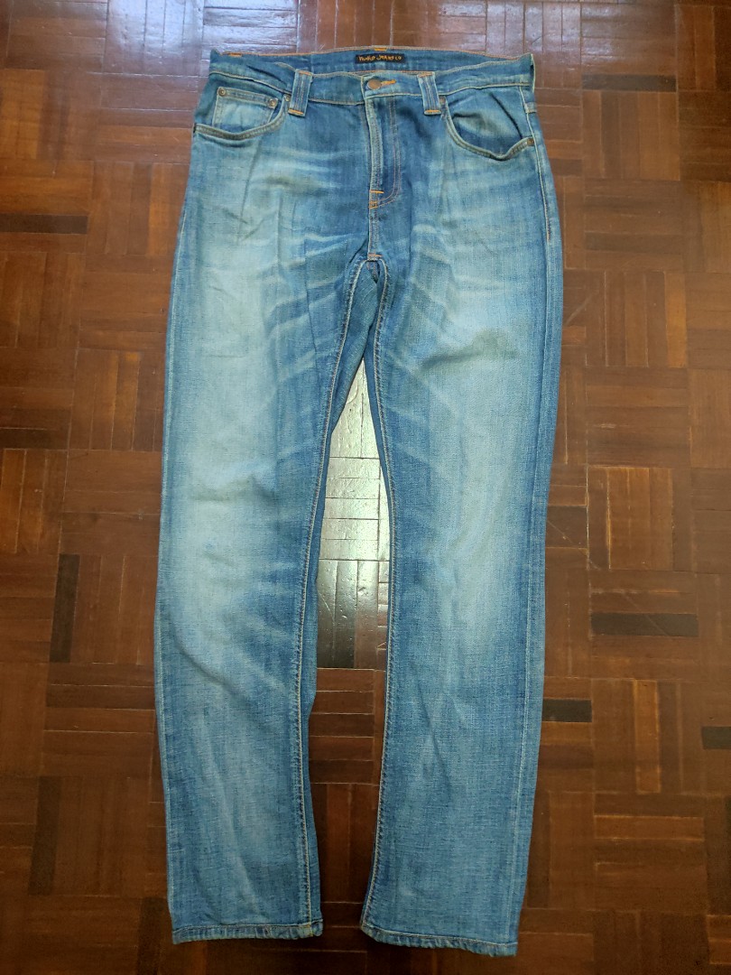 Nudie jeans tube tom, Men's Fashion, Bottoms, Jeans on Carousell