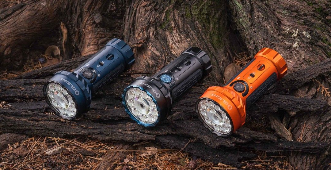 Olight Marauder Mini RGB Flashlight [7,000 Lumens, 600 Meters Throw],  Sports Equipment, Hiking  Camping on Carousell