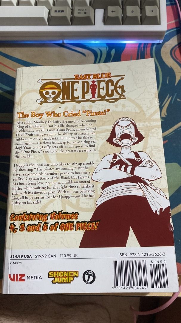 Manga One Piece East Blue 456 Omnibus Edition, Books & Stationery