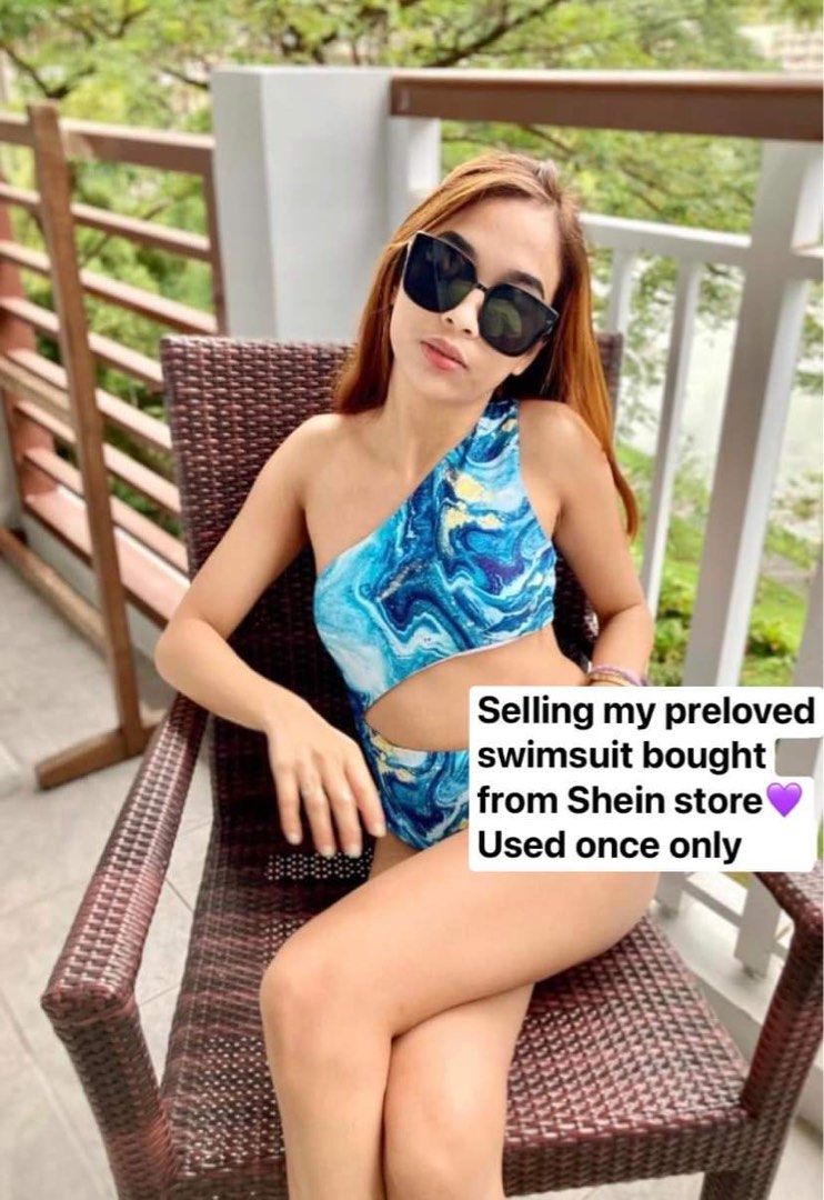 One piece swimsuit (Shein) (Category: Bikinis & Swimsuits) located in Cavite. Submitted by bookcel.ph (Listing ID 1208694923, Image 1). Description: •Selling my most fave swimsuit bought from Shein store online for 800+ •Used once only during my staycation in pico de loro •Fit to small to medium ✨You can send me a pm for more pics.