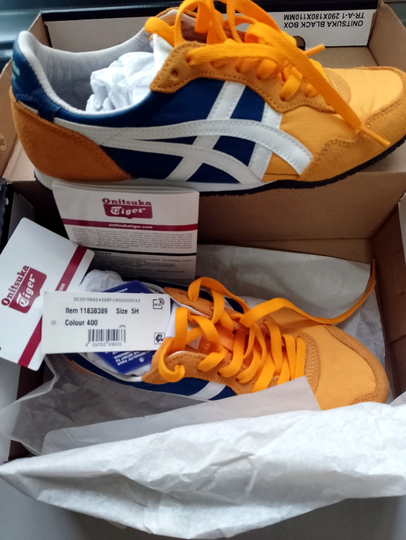 Onitsuka tiger serrano sales orange