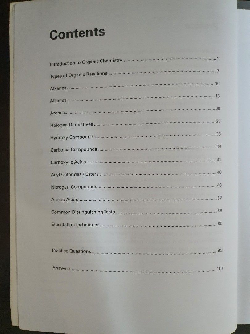 Organic Chemistry A Level Guide, Hobbies & Toys, Books & Magazines