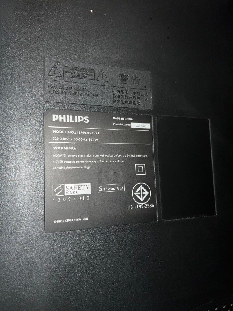 Philips4000 42inch 3D Ultra Slim LED TV 42PFL4308/98, TV & Home ...