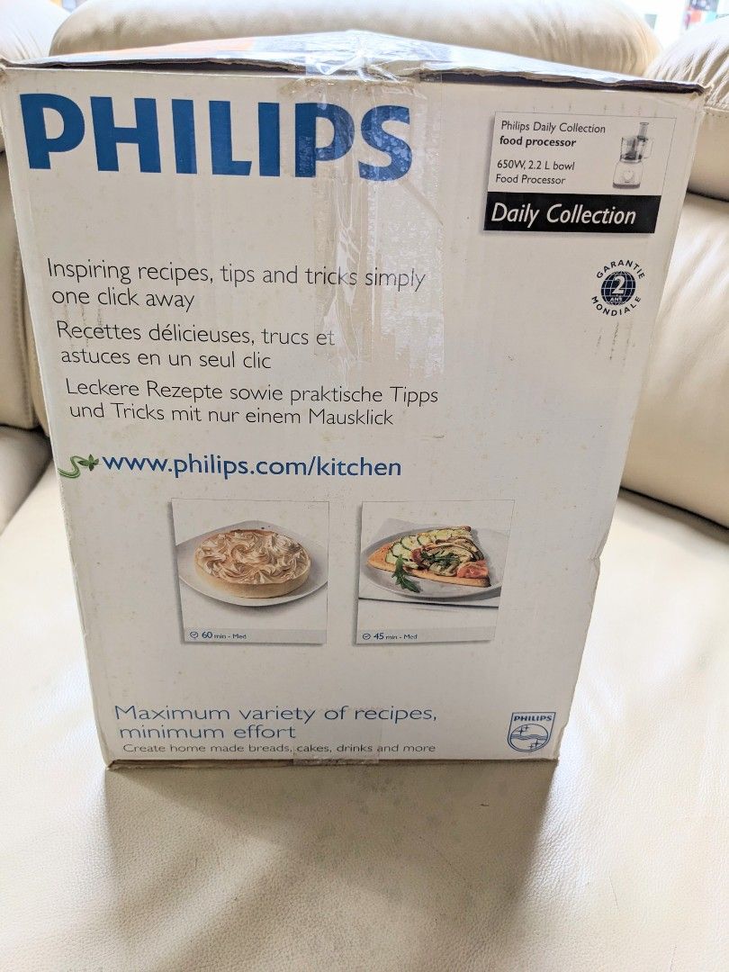 Philips food processor HR7627, TV & Home Appliances, Kitchen Appliances