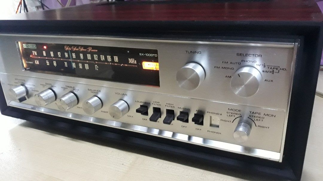 Pioneer SX1000TD Stereo Receiver, Audio, Soundbars, Speakers