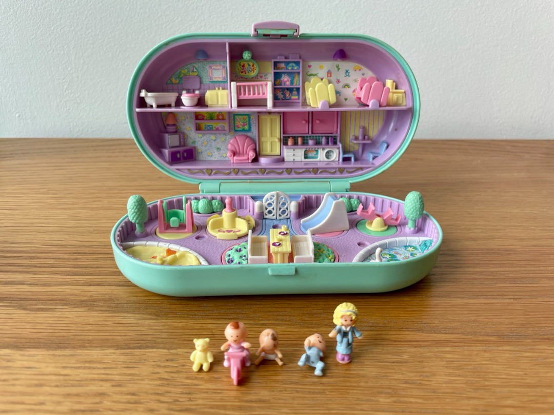 Polly pocket babysitting top stamper