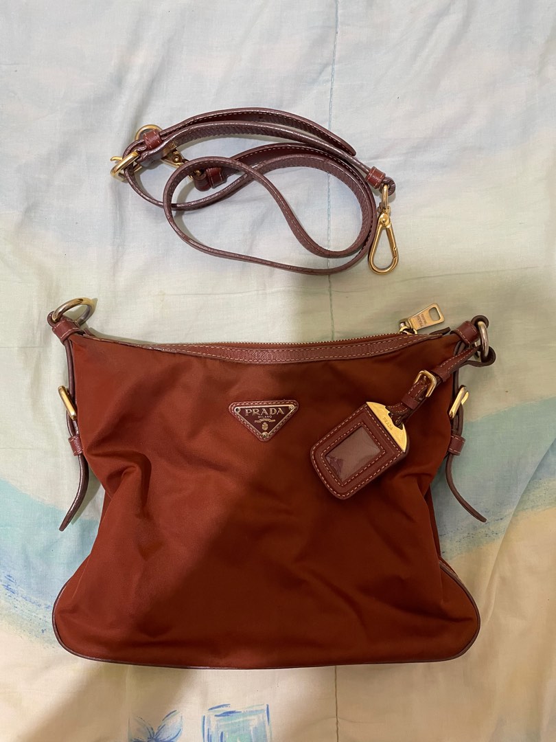 RUSH SALE! Prada Nylon Crossbody Bag, Luxury, Bags & Wallets on Carousell