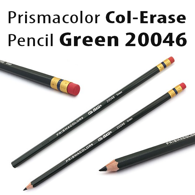 Prismacolor ColErase Pencil Green 20046 [Set 12s] Colored Pencils