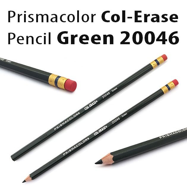 Prismacolor ColErase Pencil Green 20046 [Set 12s] Colored Pencils