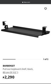 Ikea Barberget Pull-out keyboard Extender 