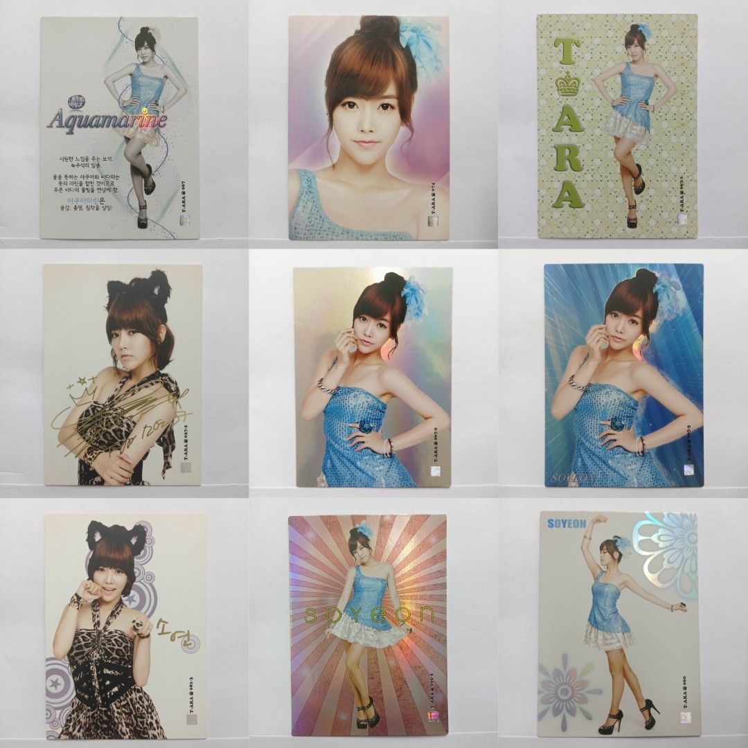 Star Collection Card RARE OFFICIAL STAR COLLECTION CARD T-ARA SOYEON PHOTOCARD TARA, Hobbies ...