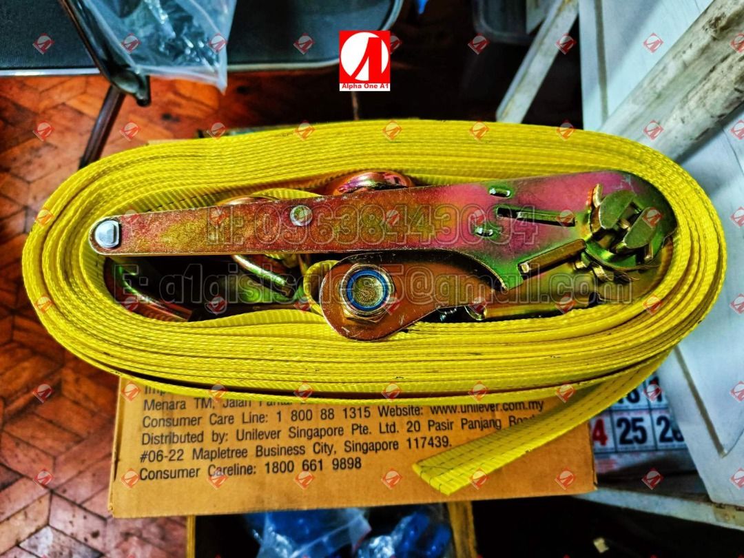 Ratchet Binder 3" x 15mtrs x 8tons Cargo Lashing Belt, Commercial