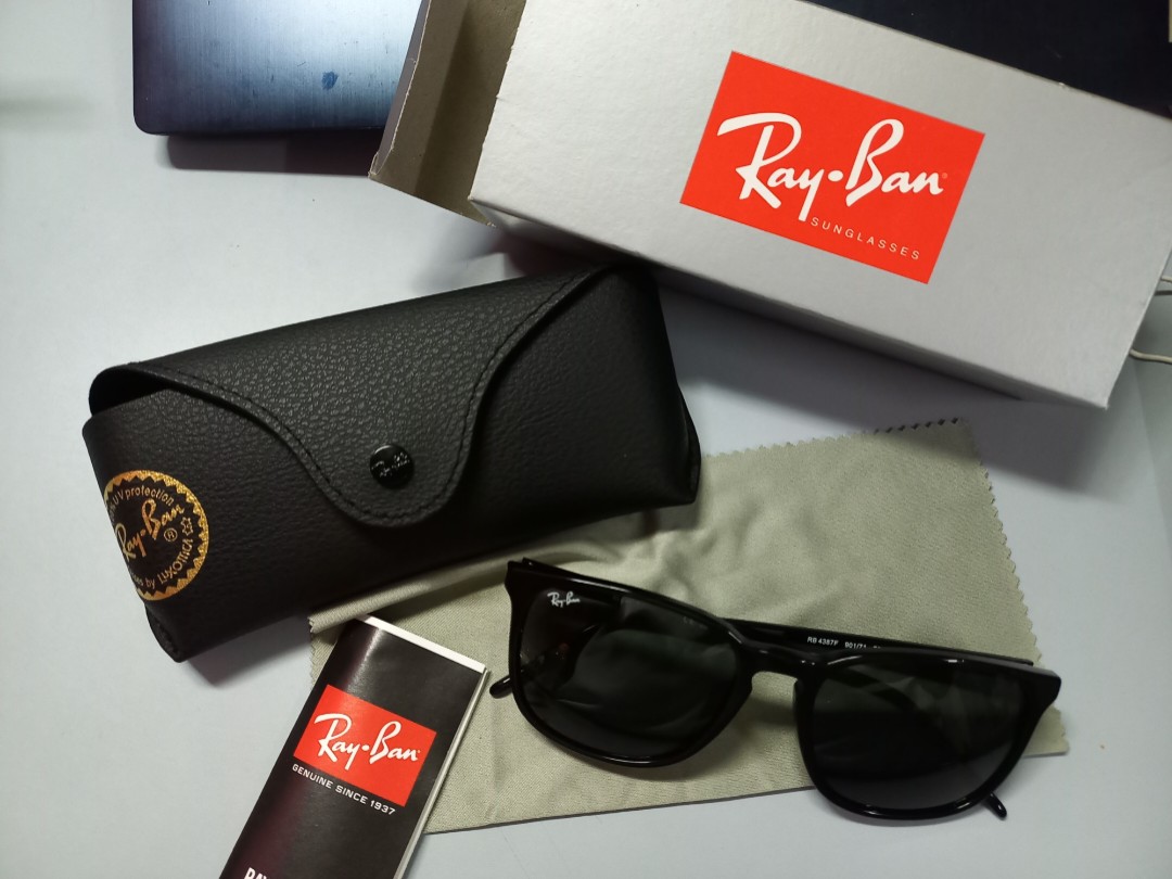 Rayban Sunglasses 0RB4387F, Men's Fashion, Watches & Accessories ...