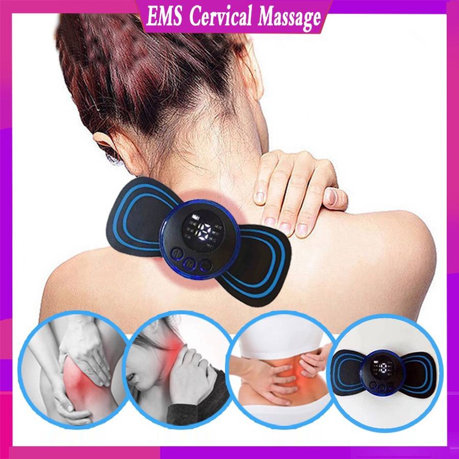 Ems Portable Lymphatic Relief Neck Massager, Cervical Massager Usb  Rechargeable Portable Neck Massager With Heating,smart Neck Massager Mini Portable  Massager Shoulder Relief For Cervical Spondylosis - Temu Philippines