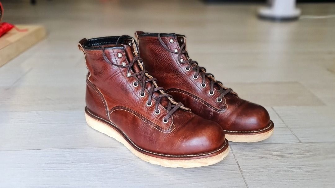 Red wing heritage lineman hot sale