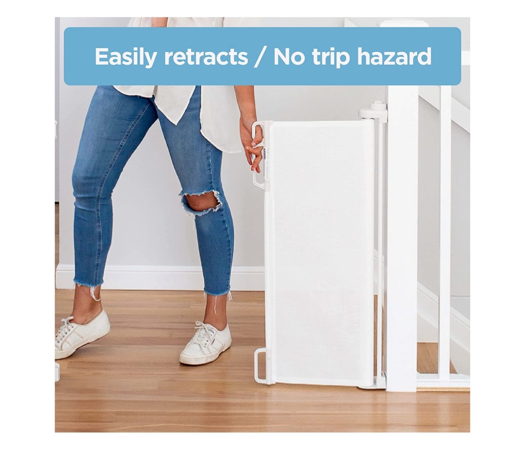 Retractable Safety Gate for Kids and Furkids, Babies & Kids, Baby