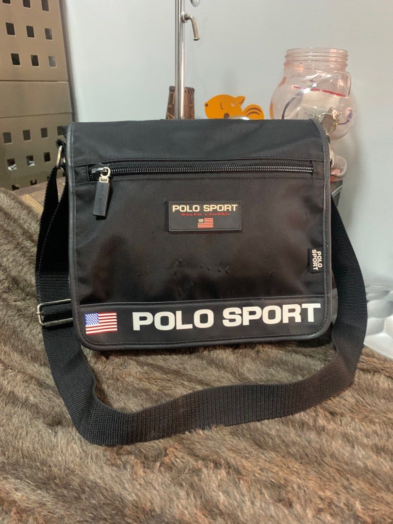RL polo sport mens crossbody bag, Luxury, Bags & Wallets on Carousell