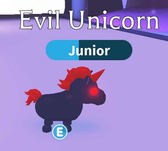 Evil Unicorn, Trade Roblox Adopt Me Items