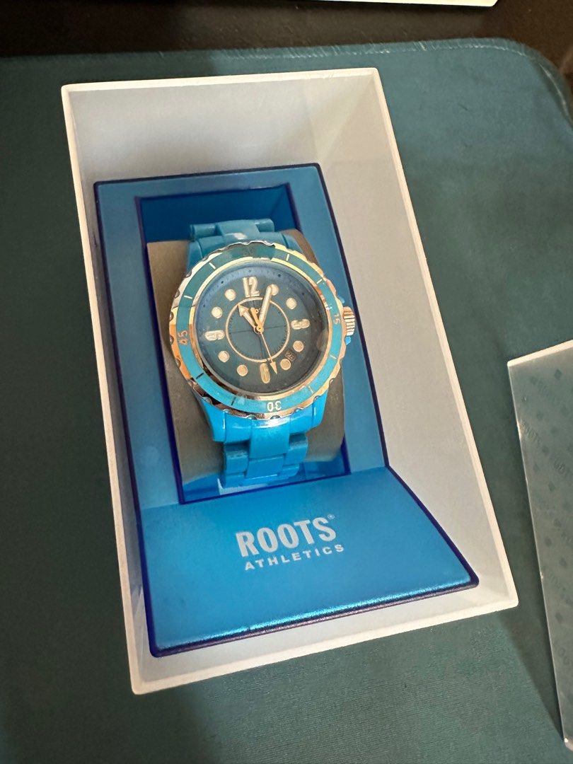 Roots Athletics Blue Watch Men s Fashion Watches Accessories Watches on Carousell