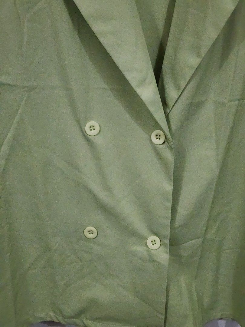 Sage Green Blazer, Women's Fashion, Coats, Jackets and Outerwear on ...