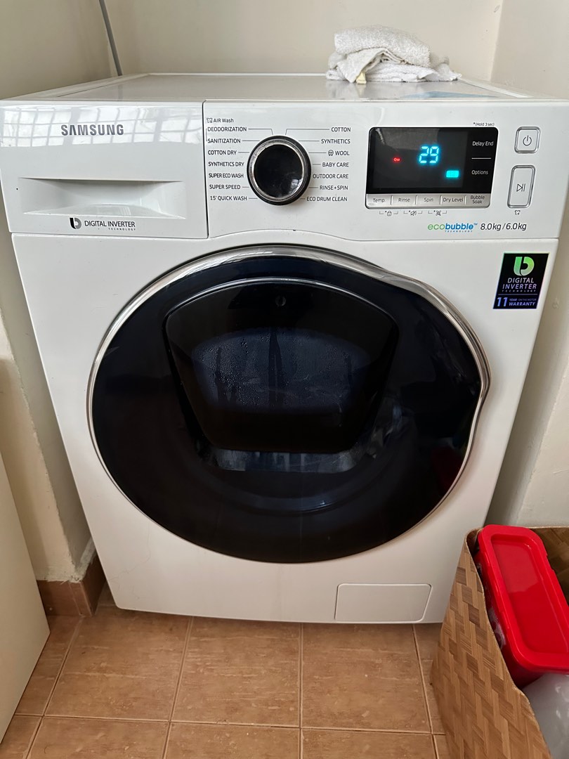 Samsung Washing Machine and Dryer, TV & Home Appliances, Washing