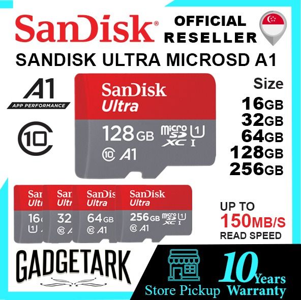Sandisk Ultra Micro SD 128GB 32GB 64GB 256GB 400GB 512GB 1TB Micro SD Card  SD/TF Flash Card Memory Card 128 gb microSD for Phone