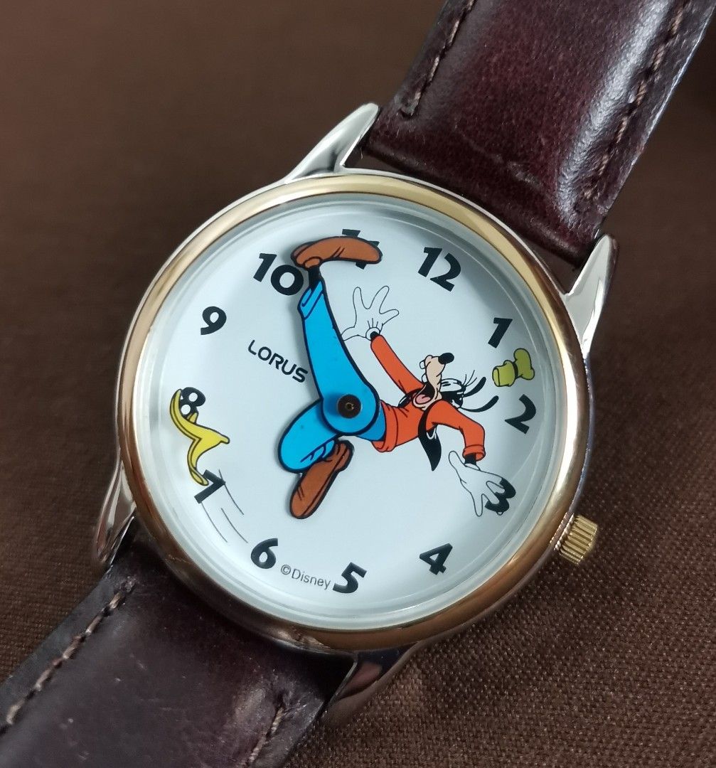 1990's Disney Time Works Mickey Mouse and Goofy Watch Vintage Womens  Laughing Mickey and Goofy Watch - Etsy