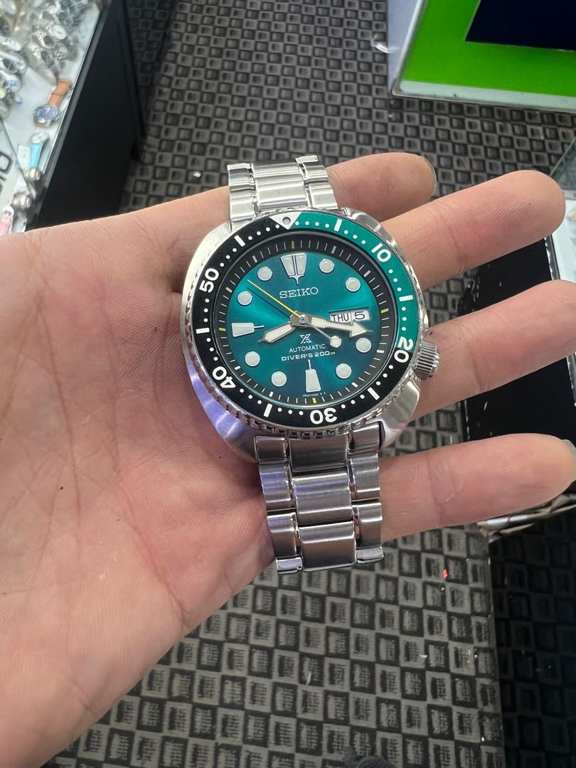 SEIKO PROSPEX TURTLE GREEN LIMITED EDITION 3500 PIECE ONLY DIVERS 200M  AUTOMATIC SRPB01K1, Men's Fashion, Watches & Accessories, Watches on  Carousell