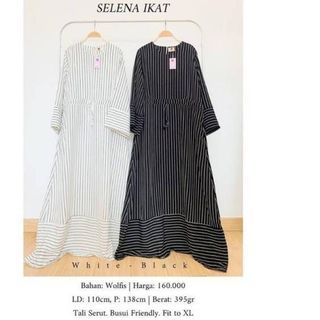 Selena ikat ISH busui dress