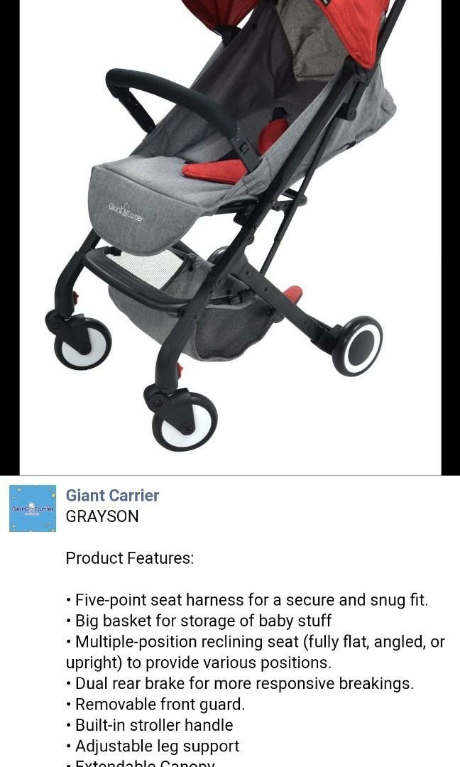 Giant carrier grayson stroller new arrivals