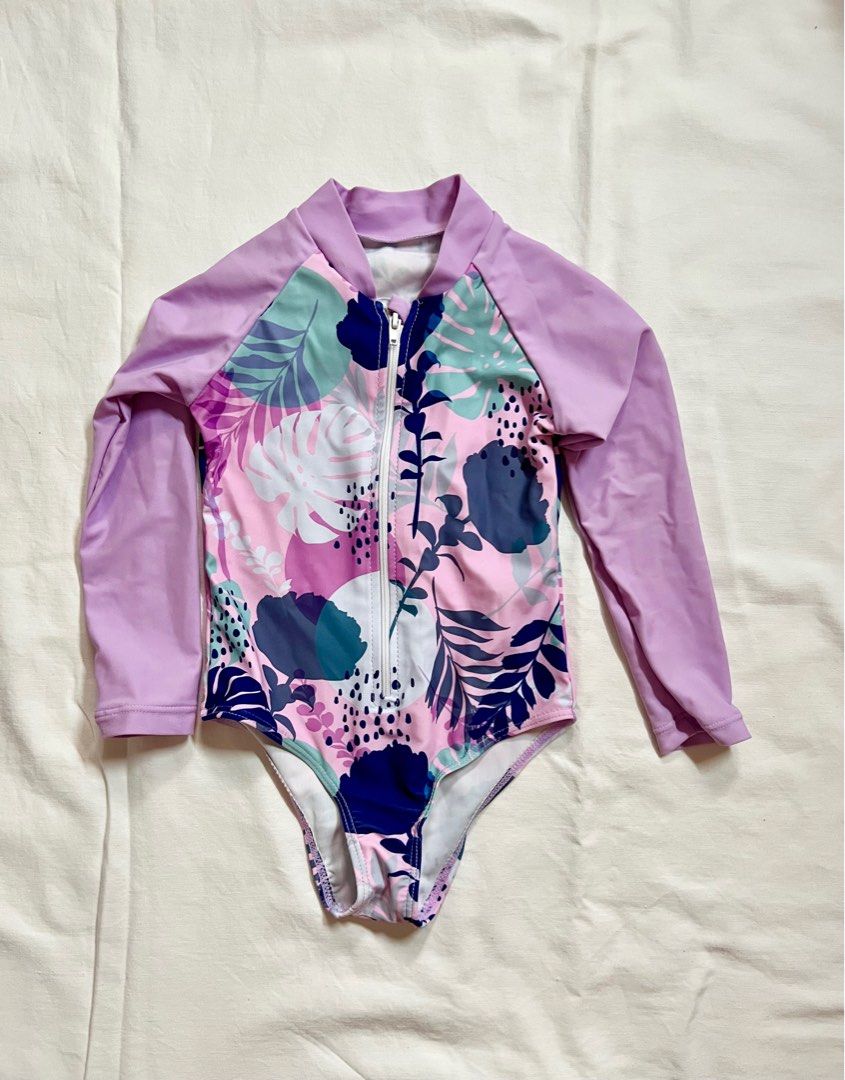 SHEIN Baby Girl Swimsuit Rashguard (12T), Babies & Kids, Babies & Kids