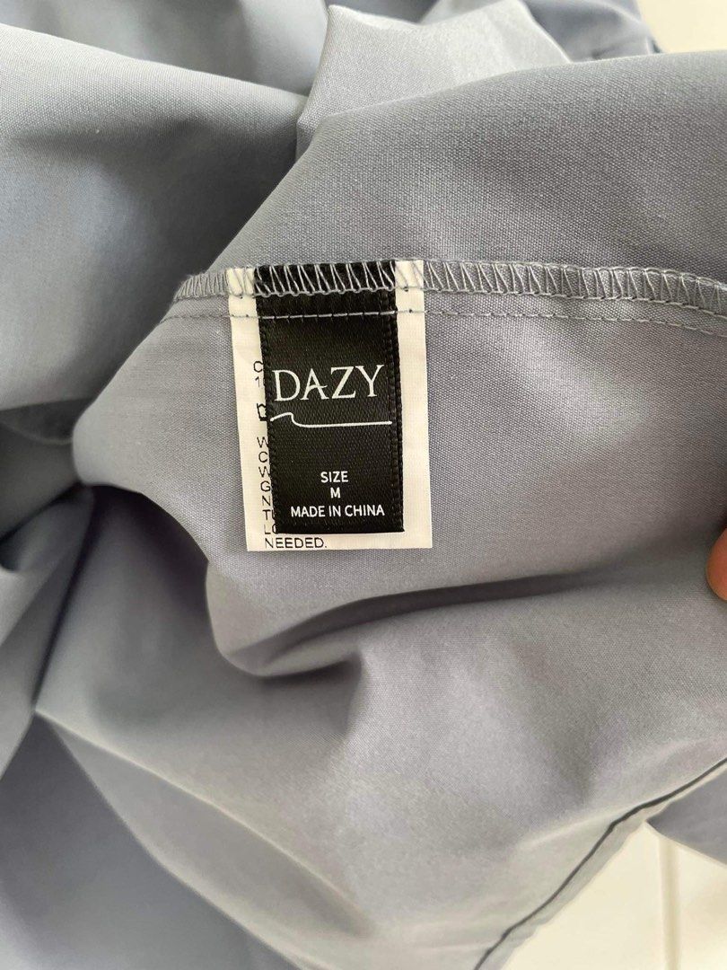 Shein Powder Blue Dress, Women's Fashion, Dresses & Sets, Dresses on