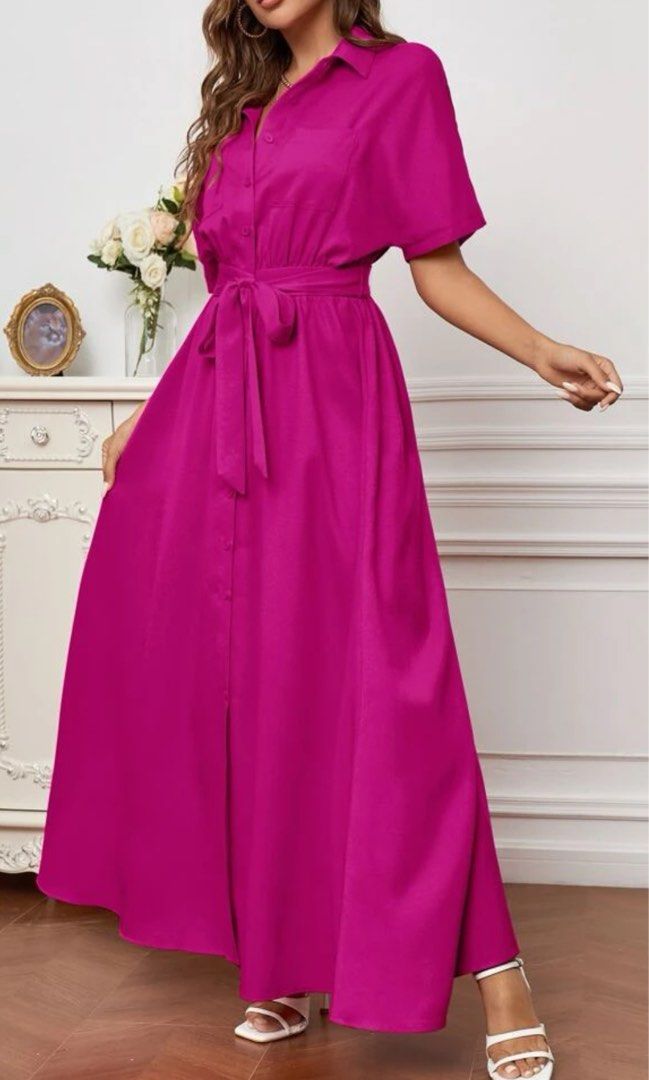 Red violet clearance dress
