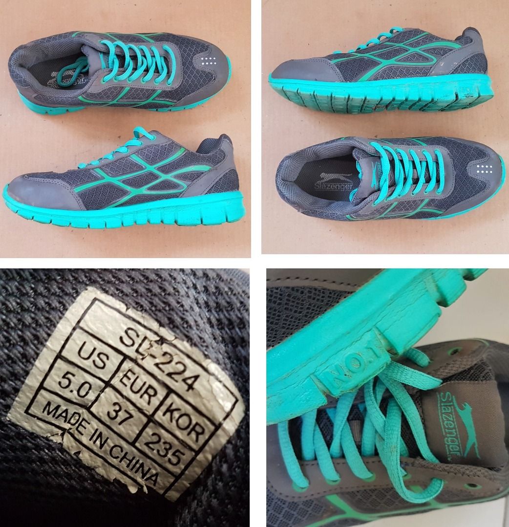 Slazenger Designer Sneakers Number 1 US 5 Euro 37 KOR 235 Original Lightweight Active Lifestyle High Performance Running Shoes All terrain Fashion Footwear Street Wear Pop Culture Hip Hop Rock Star Tr...