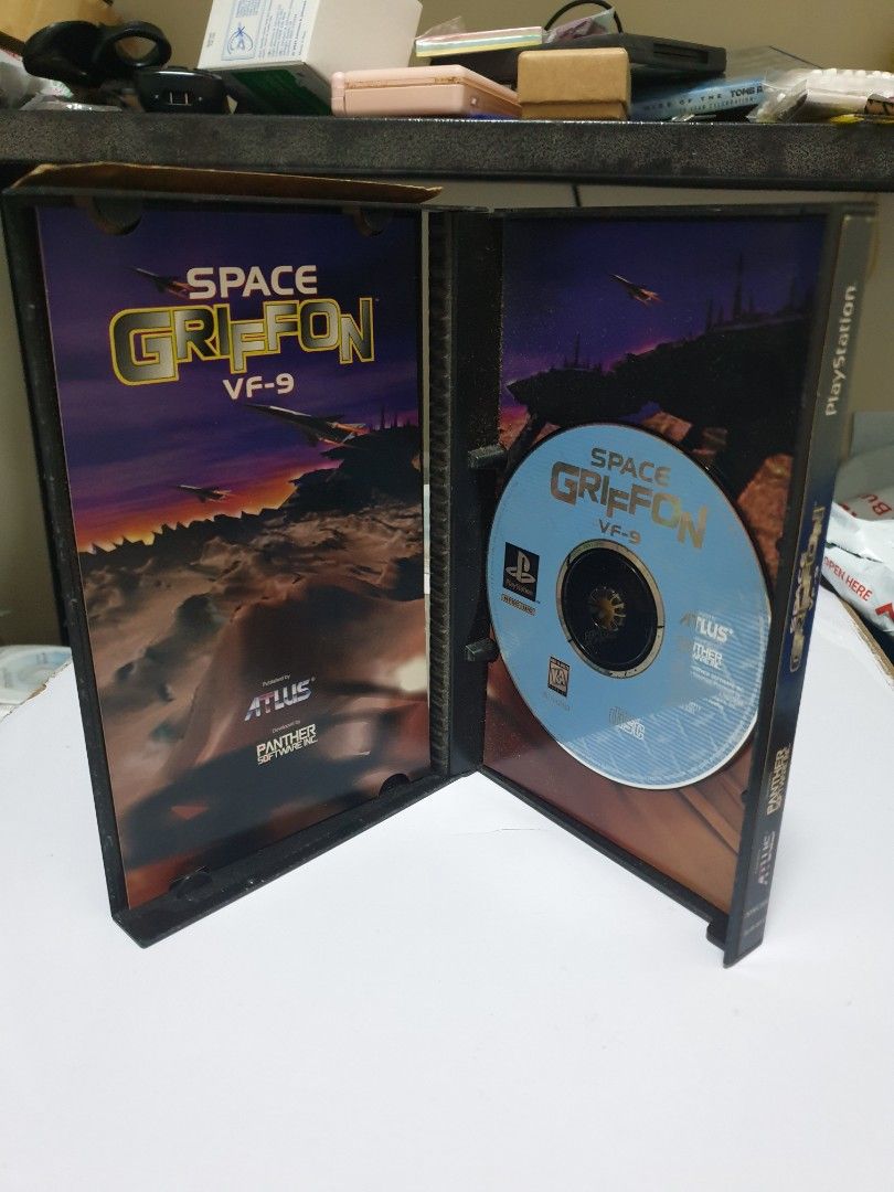 Space Griffon VF-9 (Sony Playstation 1) (Category: PlayStation) located in Quezon City. Submitted by itemsforadoption (Listing ID 1208806233, Image 3). Description: Rfs: Its 2023! Happy New Year! Hoping you have a good year ahead of you! If you have questions feel free to send a message. Though I'll most likely be able to reply from 10am to 8pm. Please be patient and understanding. Decluttering games and items that I've picked up or for friends a