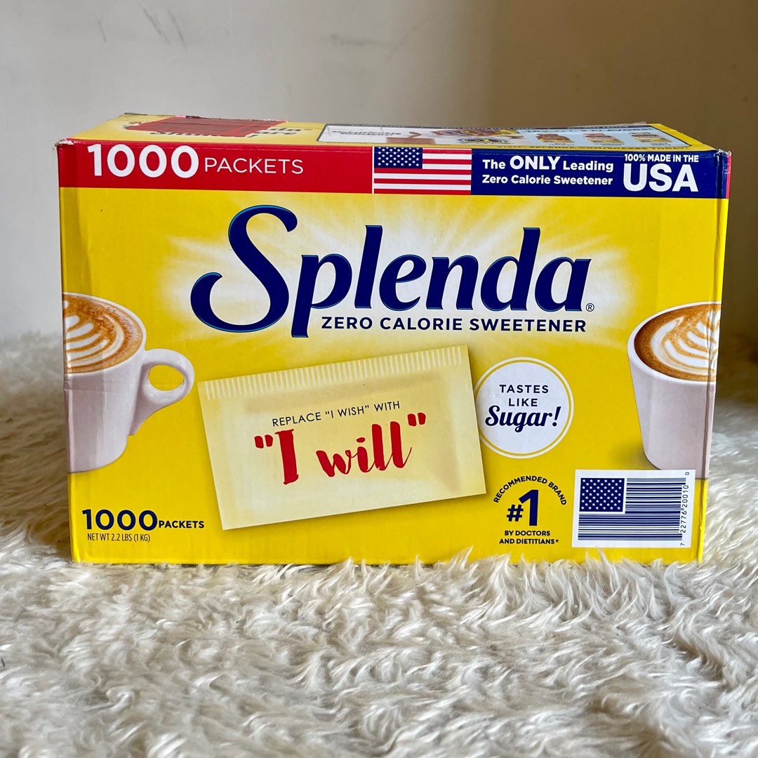 Splenda Zero Calorie Sweetener 1000 packets 2 2lbs 1kg Food Drinks