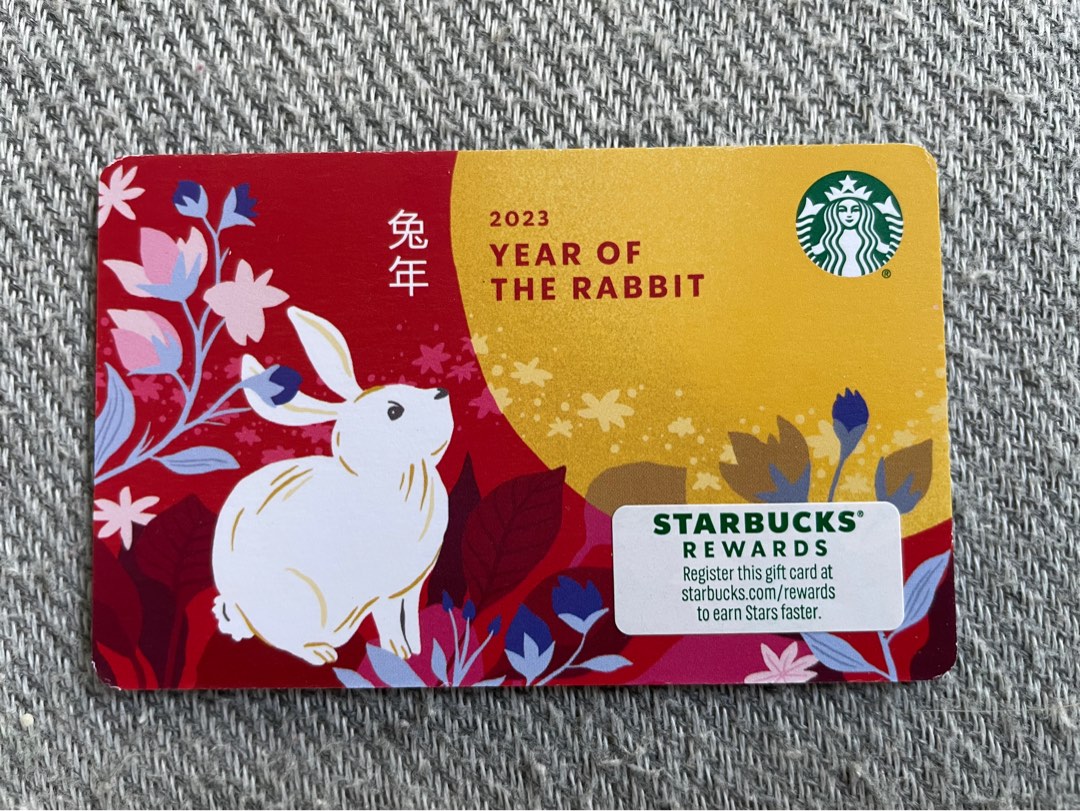 Starbucks year of the rabbit starbucks card USA, Hobbies & Toys