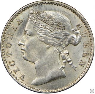 [SUPER RARE] STRAITS SETTLEMENTS QUEEN VICTORIA MALAYA BOCOC TEN CENTS 1901 SILVER COIN