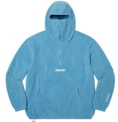 全新Supreme Polartec facemask half zip pullover, 男裝, 外套及戶外