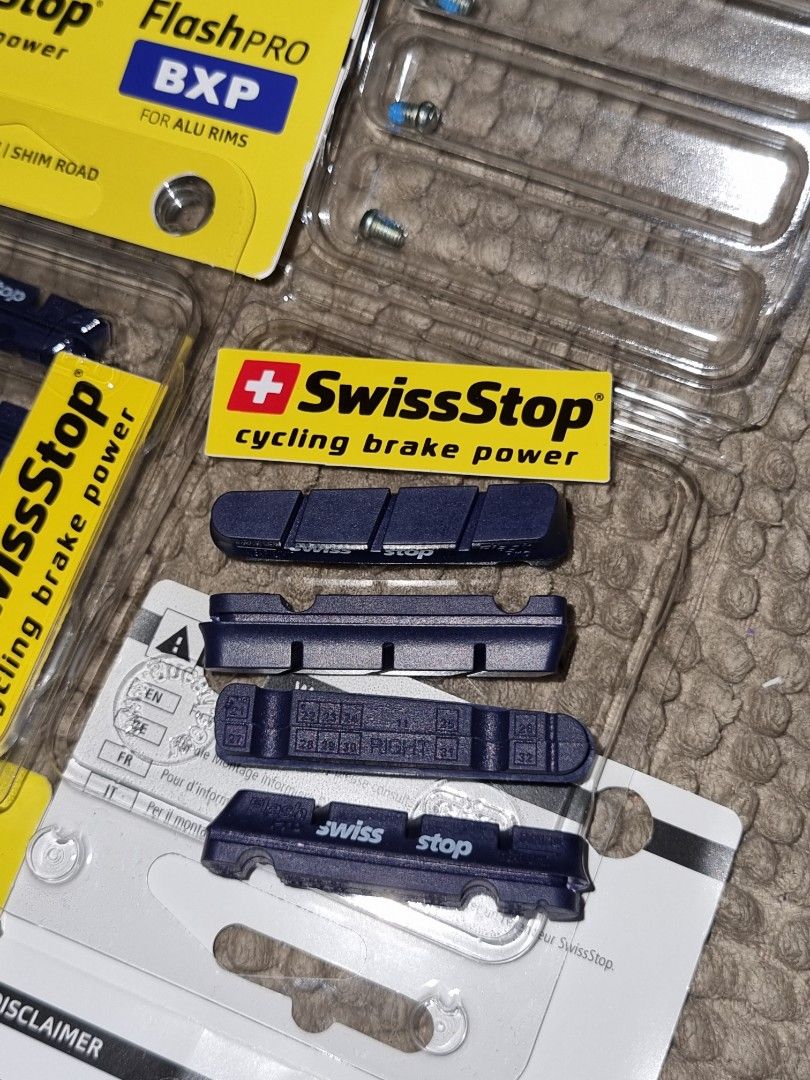 swissstop flash pro alloy rim brake blocks