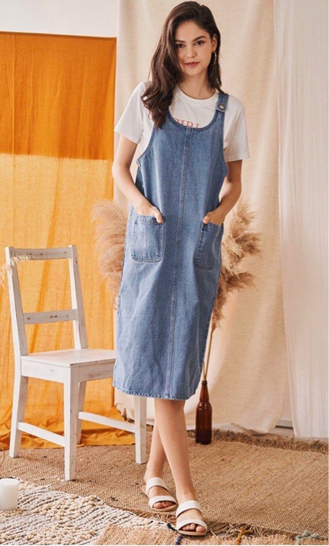 Next dungaree clearance dress