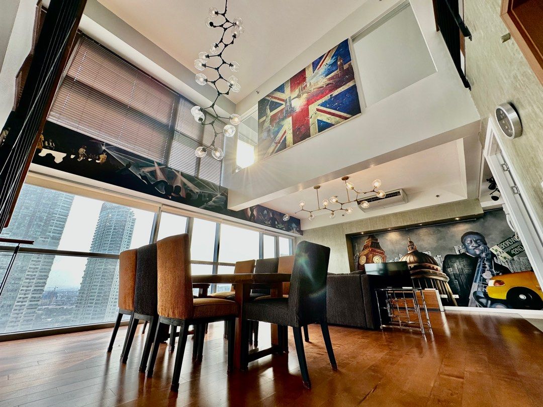 The Eton Residences Greenbelt 3 Bedroom loft type Modern Fully