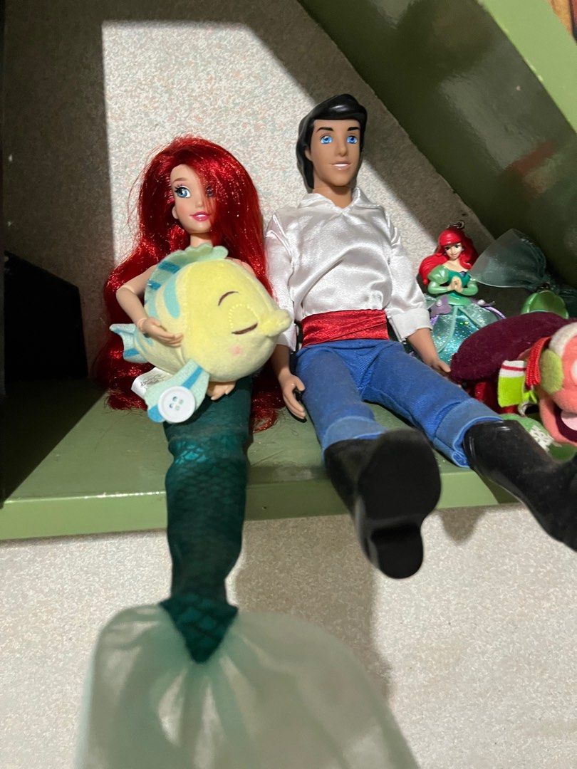 THE LITTLE MERMAID ARIEL & PRINCE ERIC DOLLS, Hobbies & Toys, Toys ...