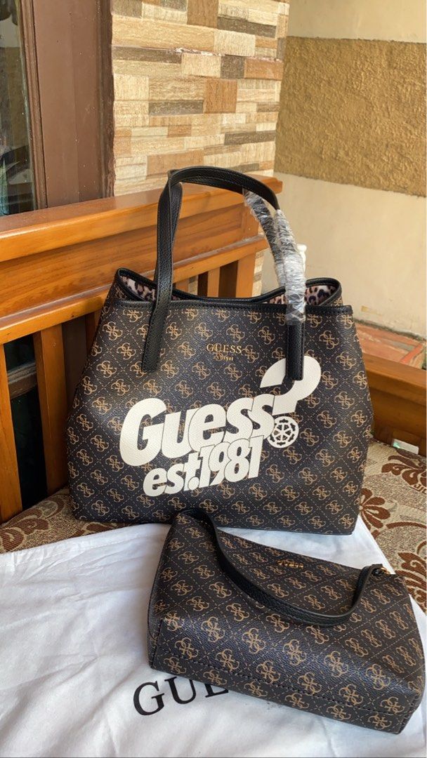TOTEBAG GUESS VIKKY TOTEBAG TERBARU GUESS ORIGINAL, Barang Mewah, Tas