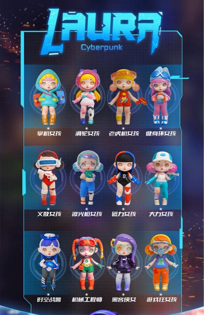 TOYCITY LAURA CYBERPUNK SERIES, Hobbies & Toys, Toys & Games on Carousell