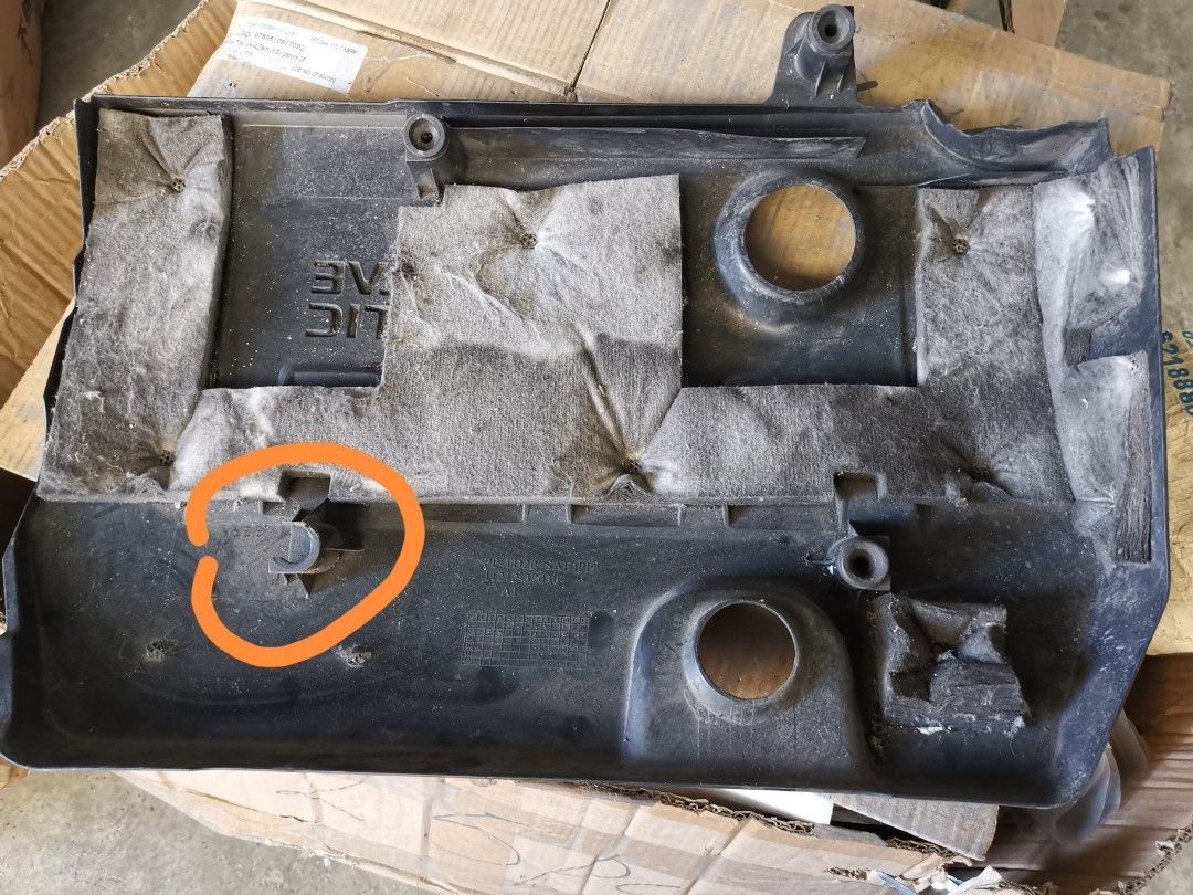 Toyota wish engine cover, Car Accessories, Accessories on Carousell