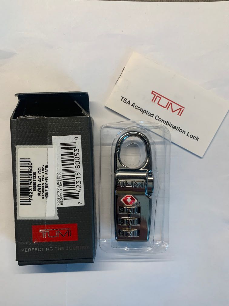 Tumi Lock Brand New, Hobbies & Toys, Travel, Luggage on Carousell
