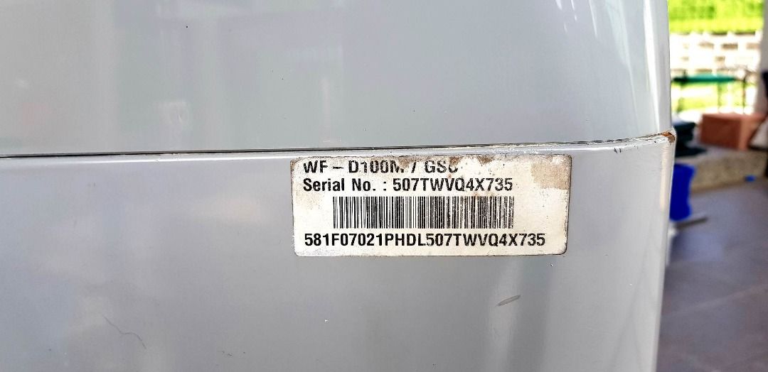 Automatic LG Washing Machine Inverter Direct Drive (10 kg. Capacity